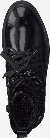 CAPRICE Lace-Up Ankle Boots in Black