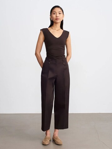 Wide leg Pantaloni di Dilvin in marrone