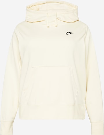 Nike Sportswear Sweatshirt in Weiß: predná strana