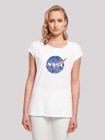 F4NT4STIC T-Shirt 'NASA Classic Insignia' in Weiß: predná strana