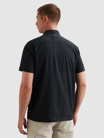 PME Legend - Ajuste regular Camisa 'Shirt with short sleeves and chest pockets' en azul