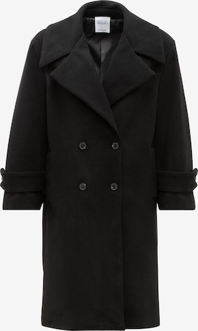 RICANO - Abrigo de entretiempo 'Silvana' en negro: frente