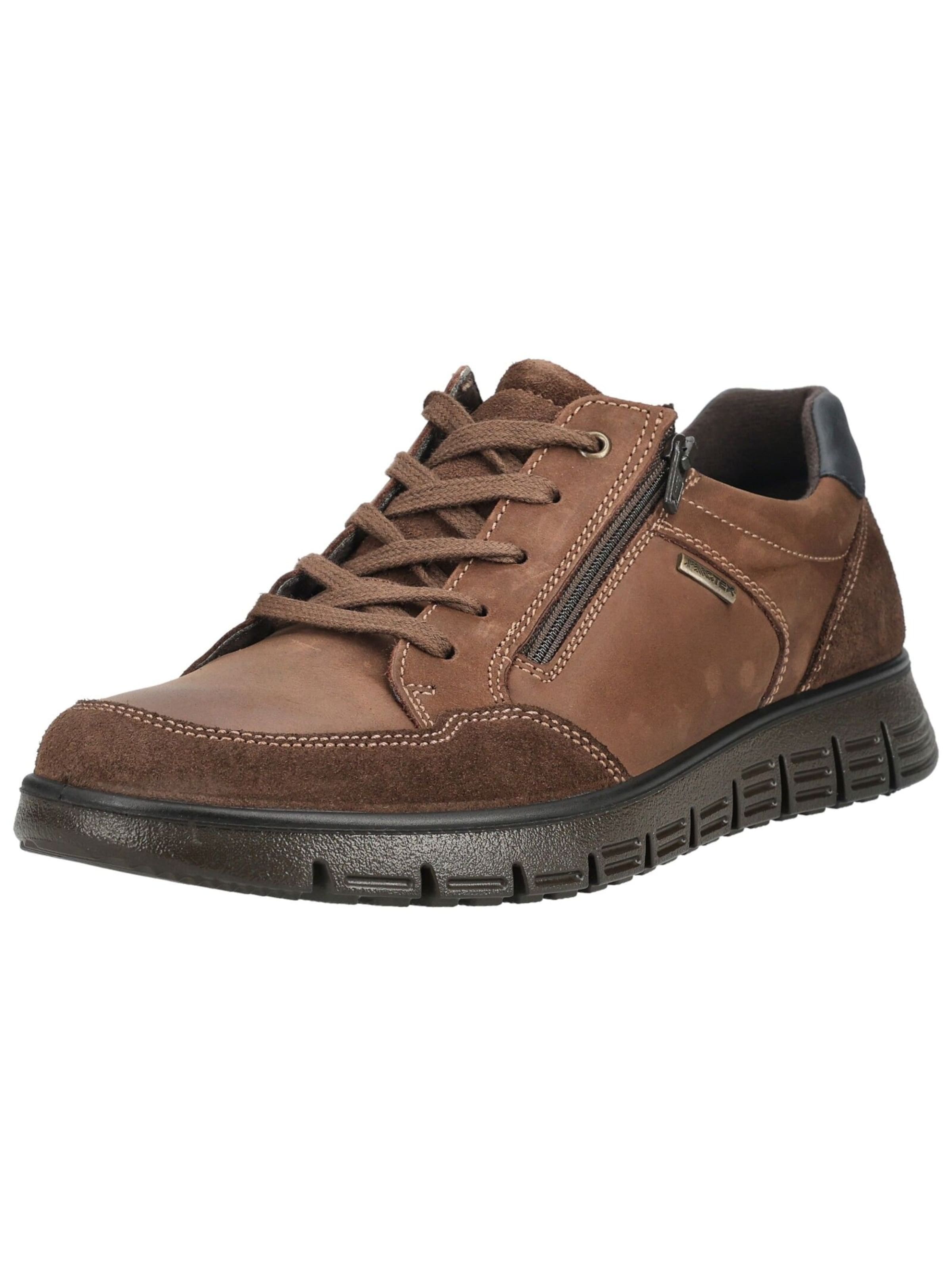 IMAC Athletic Lace-Up Shoes in Brown: front
