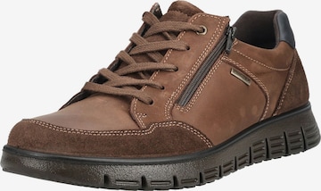 Chaussure de sport à lacets IMAC en marron : devant