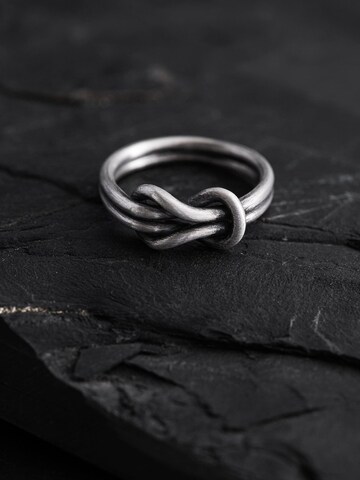 Bague 'REEF KNOT' REYTEL en argent : devant