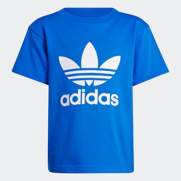 ADIDAS ORIGINALS Shirt 'Trefoil' in Blue: front