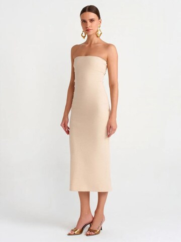 Dilvin Dress in Beige
