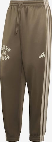 žalia ADIDAS SPORTSWEAR Laisvas Sportinės kelnės 'DNY SM': priekis