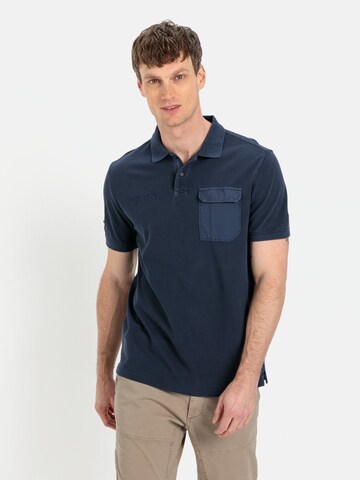 CAMEL ACTIVE Poloshirt in Blau: predná strana