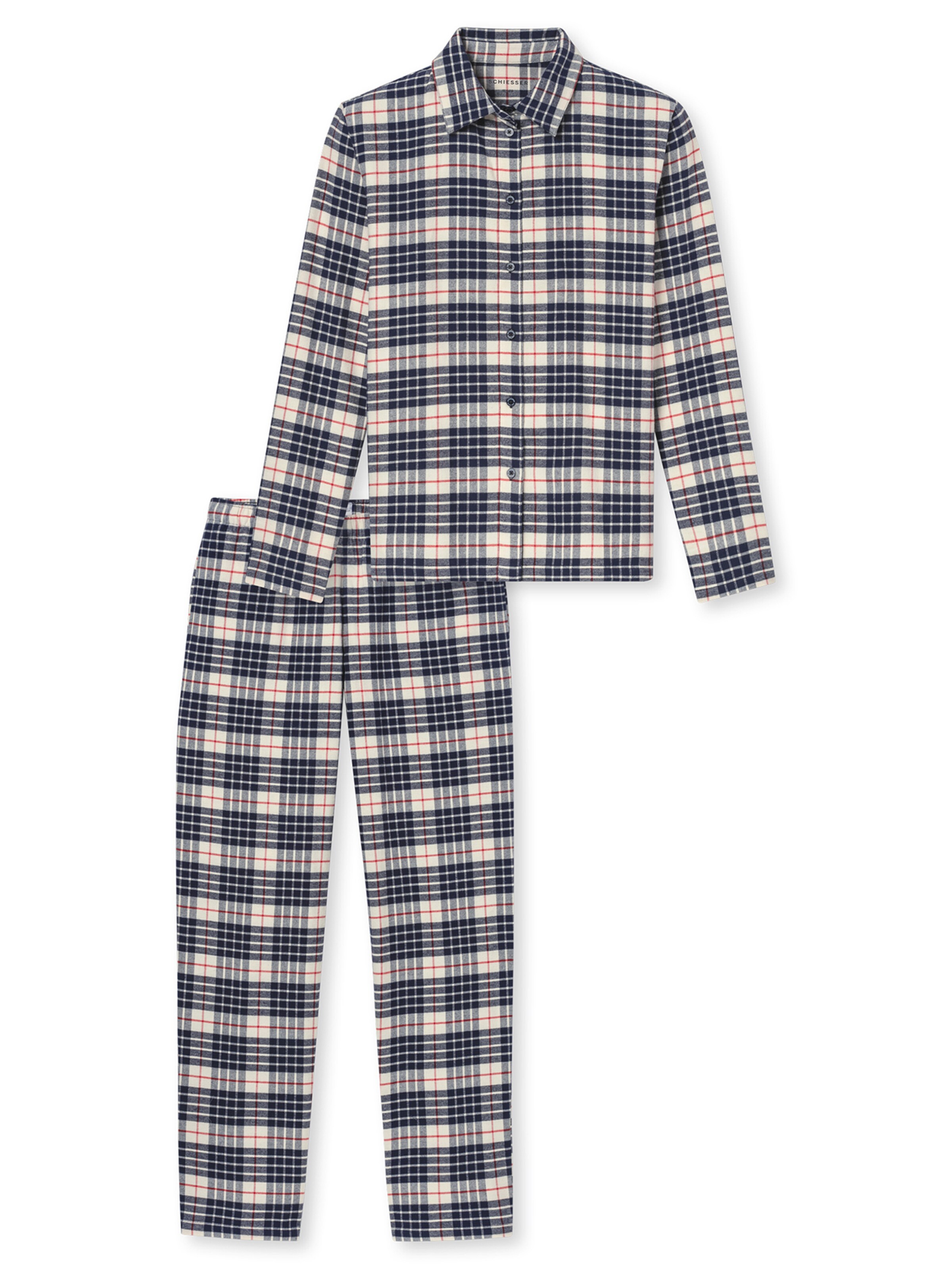 SCHIESSER Pajama ' X-Mas Gifting ' in Beige: front