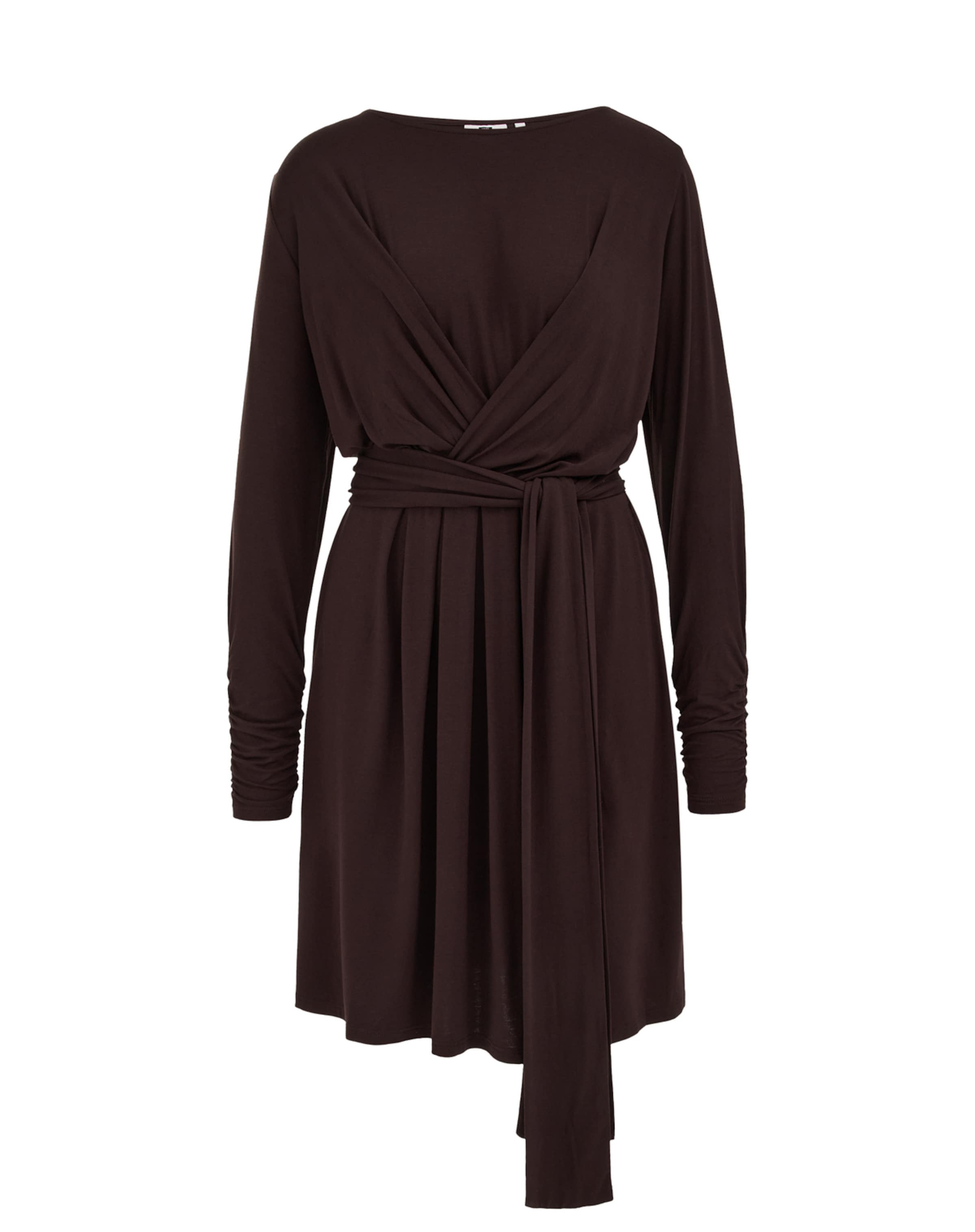 WE Fashion Kleid in dunkelbraun, Produktansicht