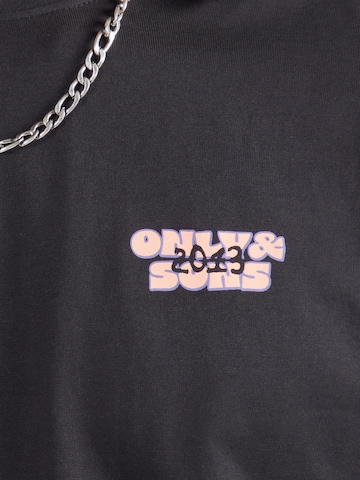 T-Shirt 'ONSBLOOM' Only & Sons en noir