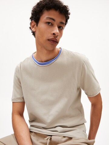 T-Shirt ' JAAMES BRUSHED ' ARMEDANGELS en beige