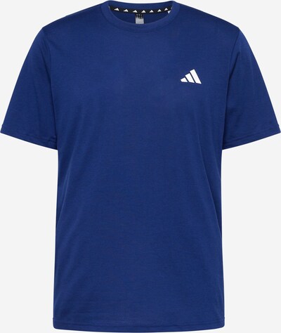 ADIDAS PERFORMANCE T-Shirt fonctionnel 'Train Essentials Comfort ' en bleu marine / blanc, Vue avec produit