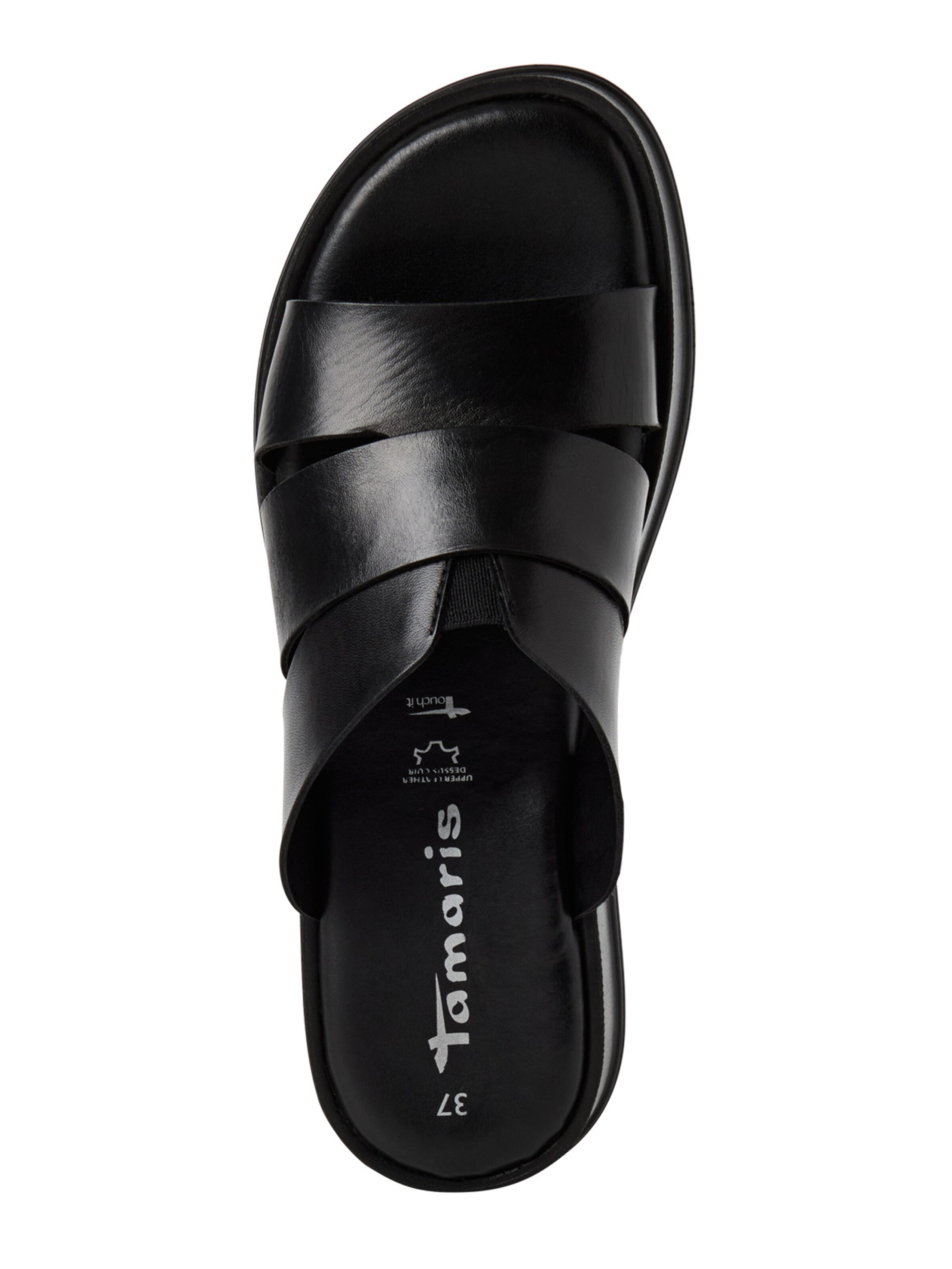 Tamaris Papucs - fekete