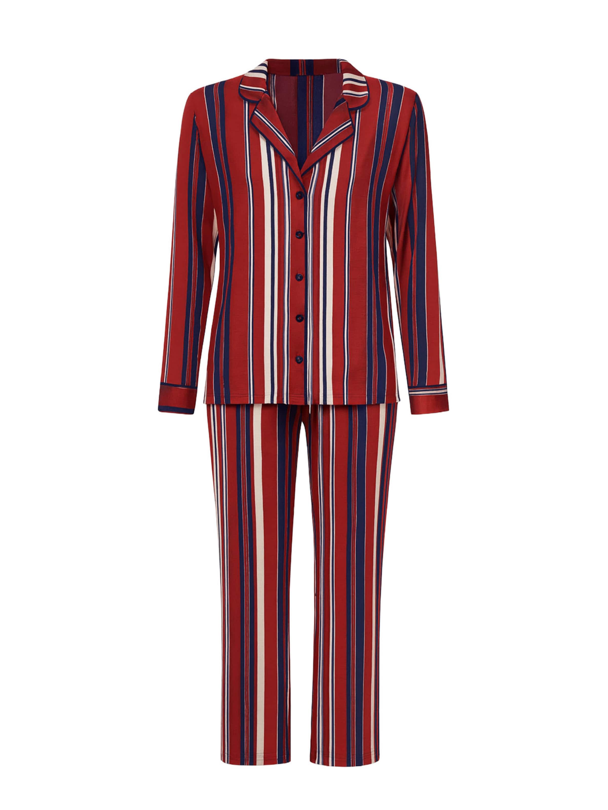 Goldenbay - Pijama 'Helenium' em vermelho: frente