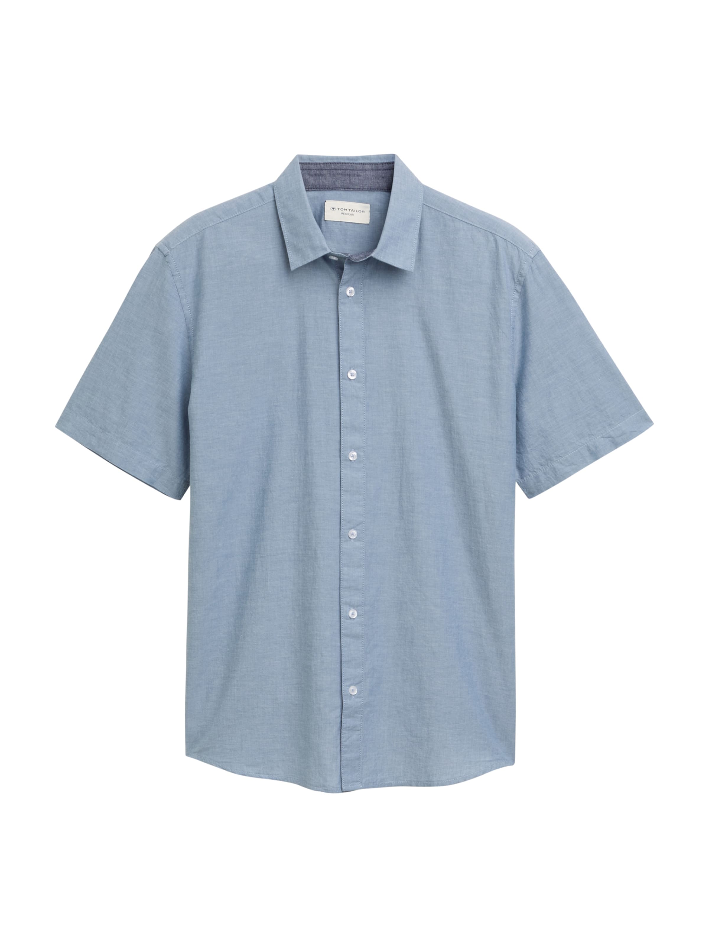 TOM TAILOR Regular fit Πουκάμισο σε μπλε: μπροστά