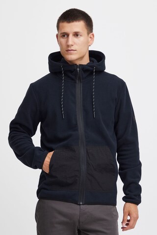 Veste en polaire 'Manku' INDICODE JEANS en bleu : devant