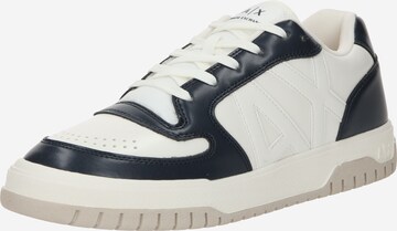 ARMANI EXCHANGE Sneakers laag in Blauw: voorkant