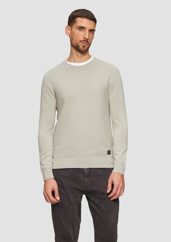 Pull-over s.Oliver en blanc : devant