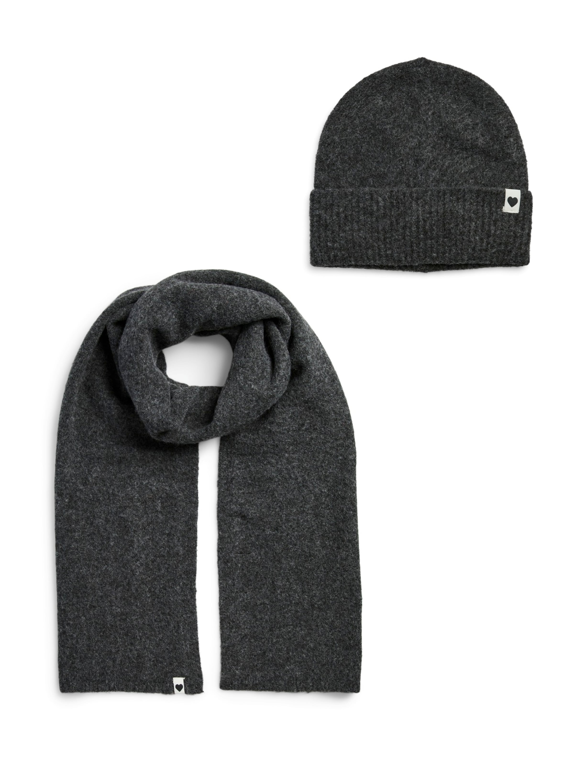 Căciulă 'PCRILLU' de la PIECES pe gri: față