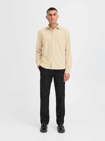 INDICODE JEANS Regular fit Button Up Shirt ' IDMotoril ' in Beige