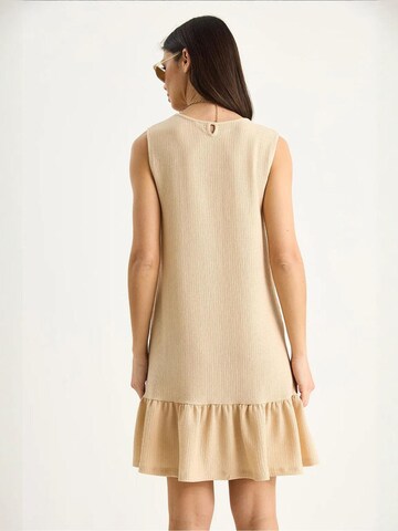 Bianco Lucci Jurk in Beige