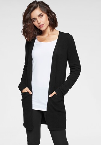 TAMARIS Knit Cardigan in Black: front