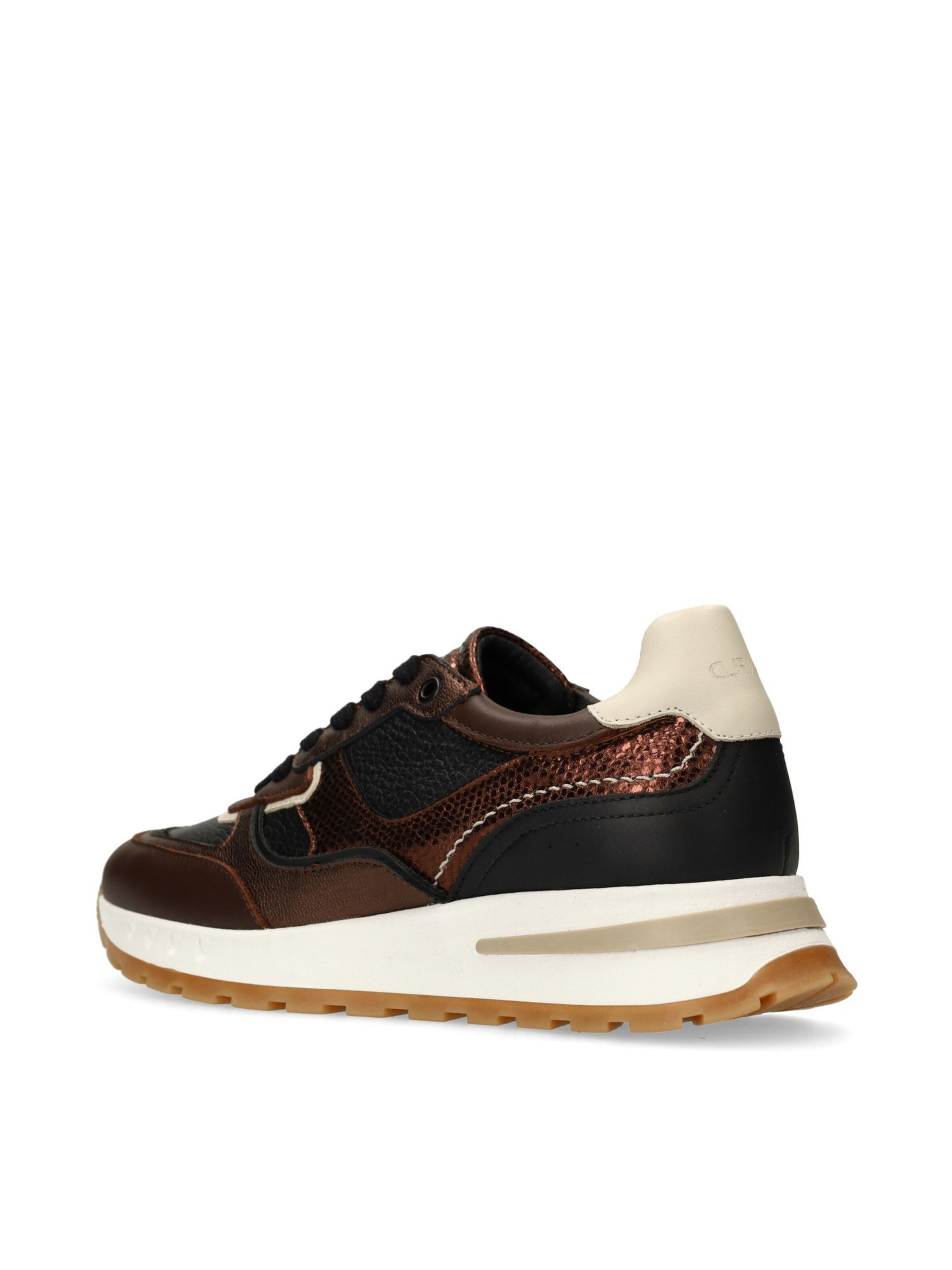MANFIELD Sneakers laag in Bruin
