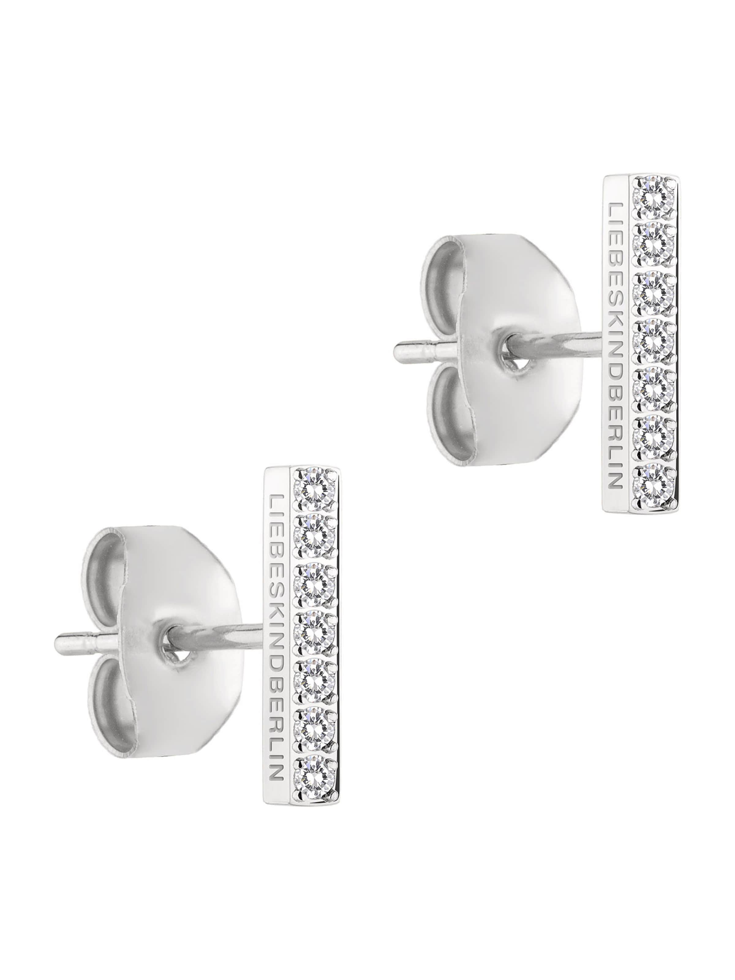 Boucles d'oreilles Liebeskind Berlin en argent : devant