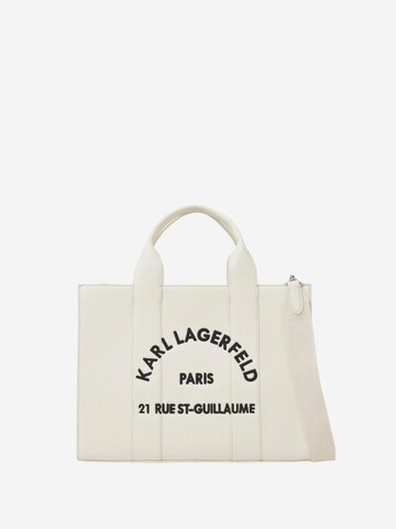 Karl Lagerfeld Shopper - Biela: predná strana