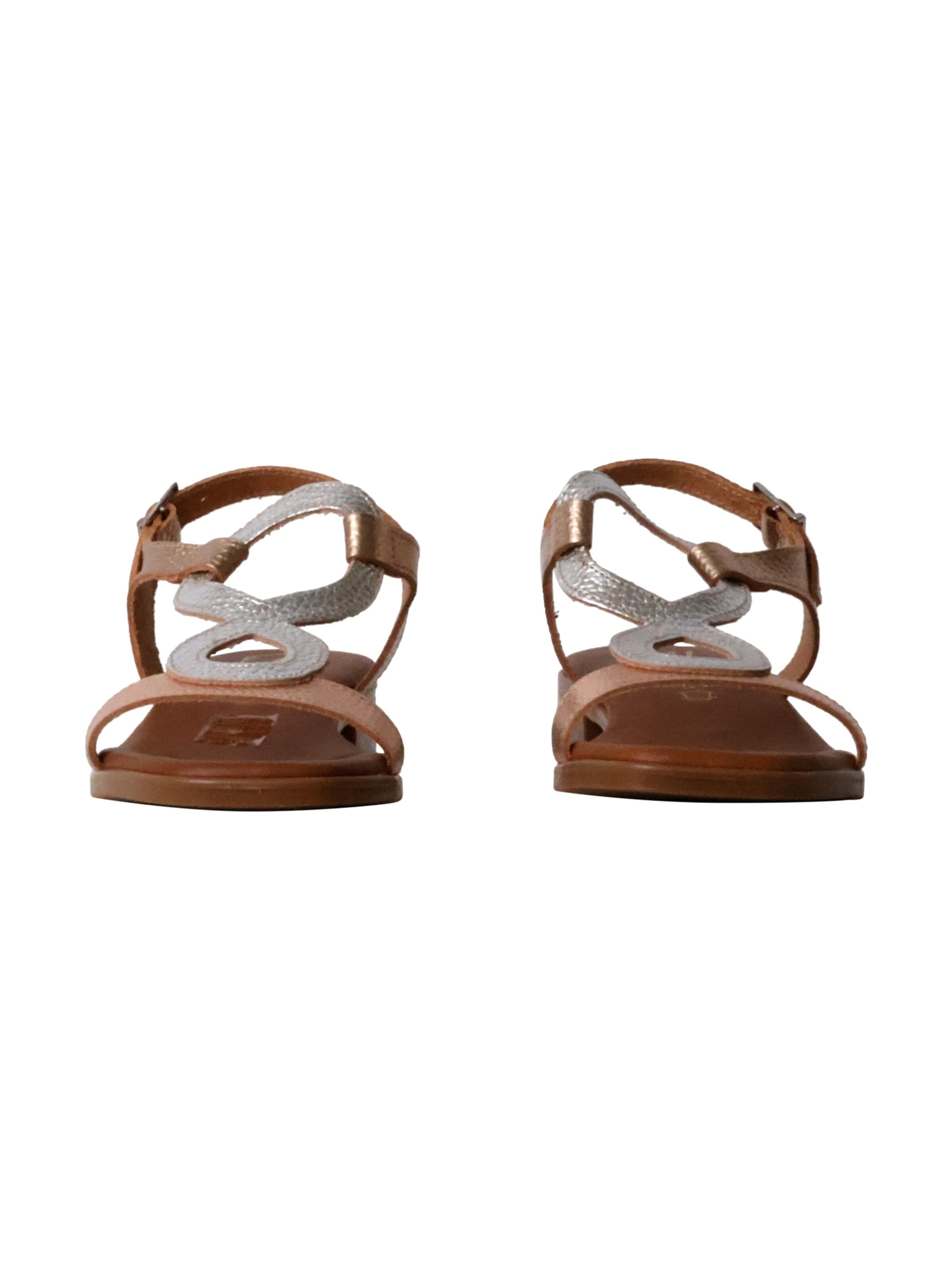 Oh my Sandals Sandały 'Ledersandalen' w kolorze różowy