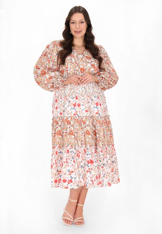 Usha Jurk in Gemengde kleuren