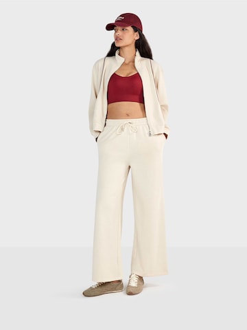 Gisela Wide Leg Bukser i hvid: forside