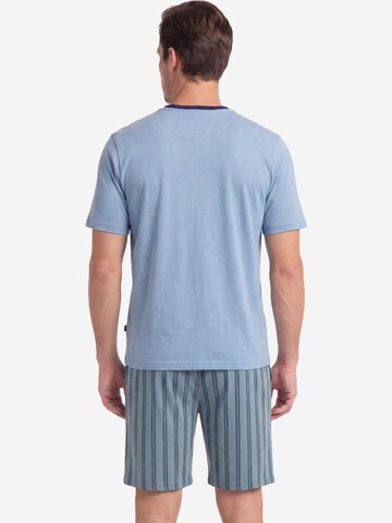 Ammann Pyjama kort 'Mix & Match' in Blauw