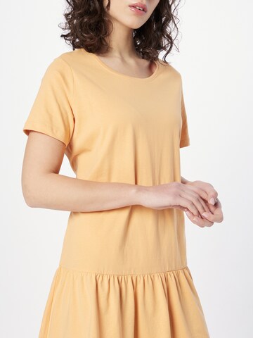 Urban Classics - Vestido 'Valance' em laranja