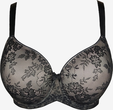 SugarShape Bra 'True' in Black: front