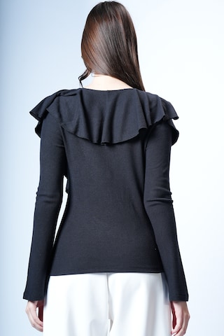 Trend Alaçatı Stili Shirt in Zwart