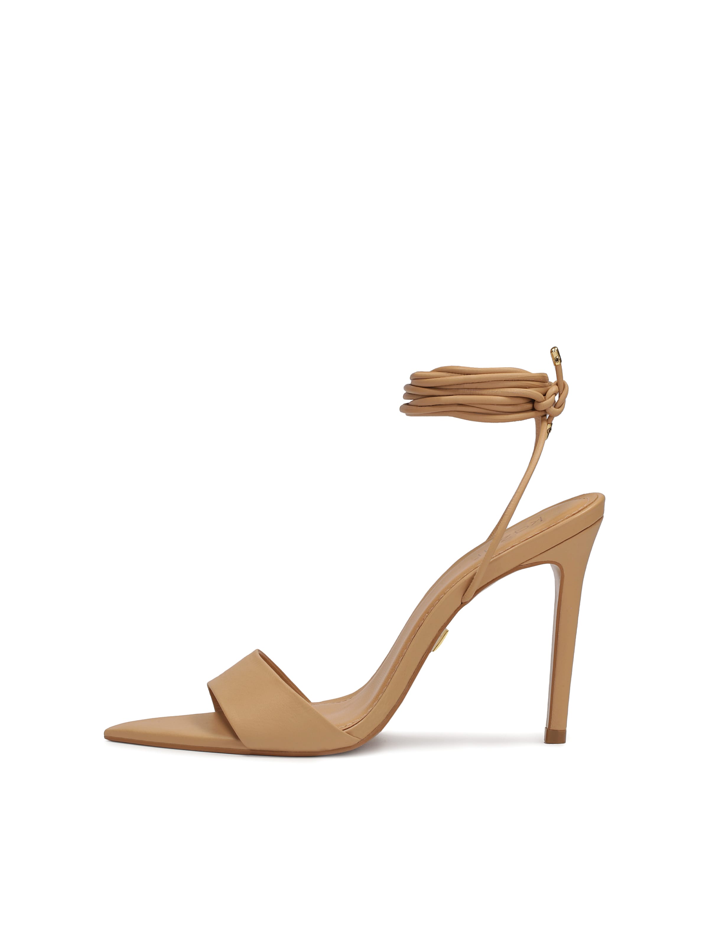 Kazar - Sandálias com tiras em castanho: frente