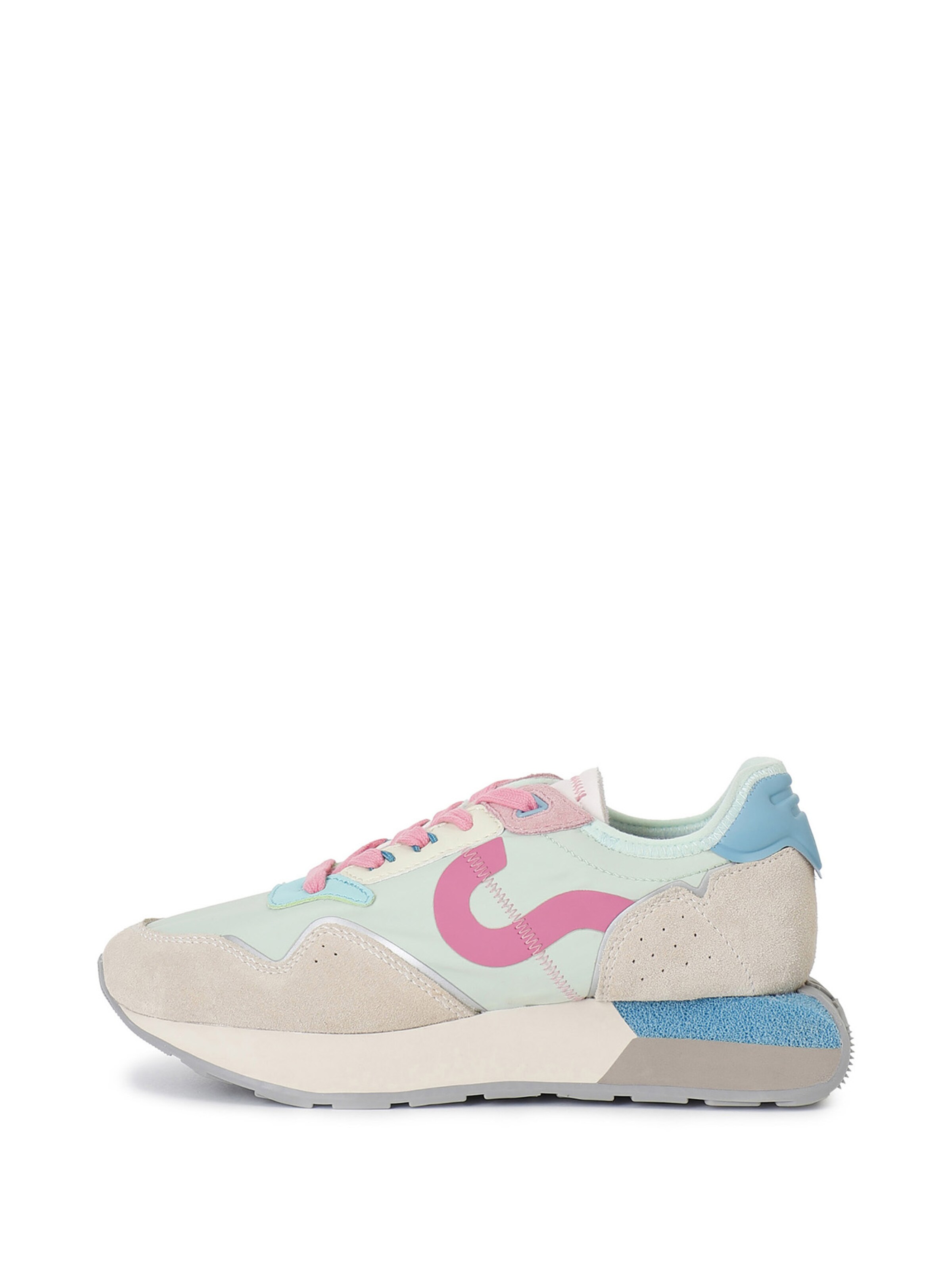 Sneaker bassa di CAFè NOIR in verde: frontale