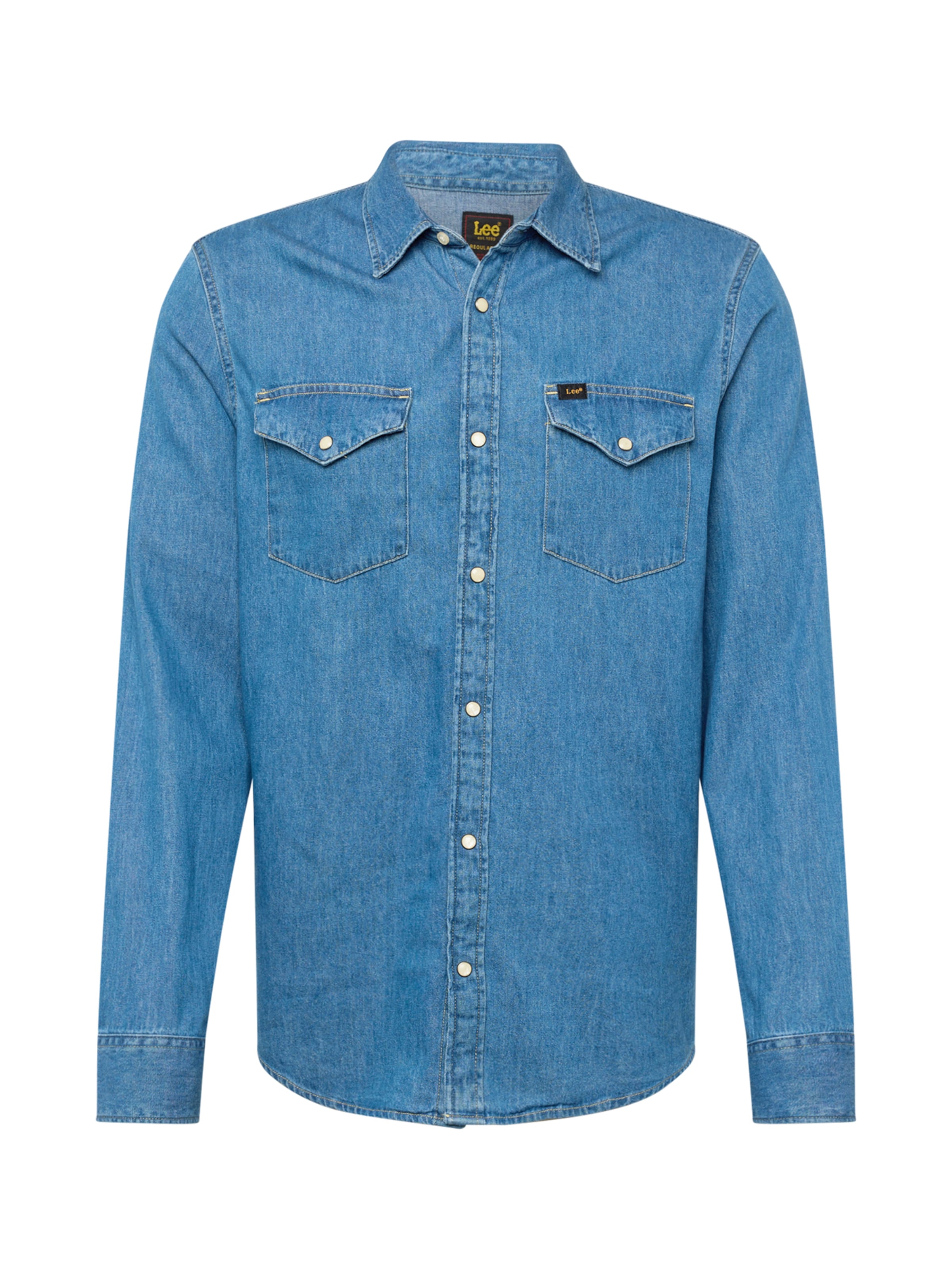Regular fit Camicia di Lee in blu: frontale
