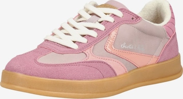 Baskets basses SCOTCH & SODA en rose : devant