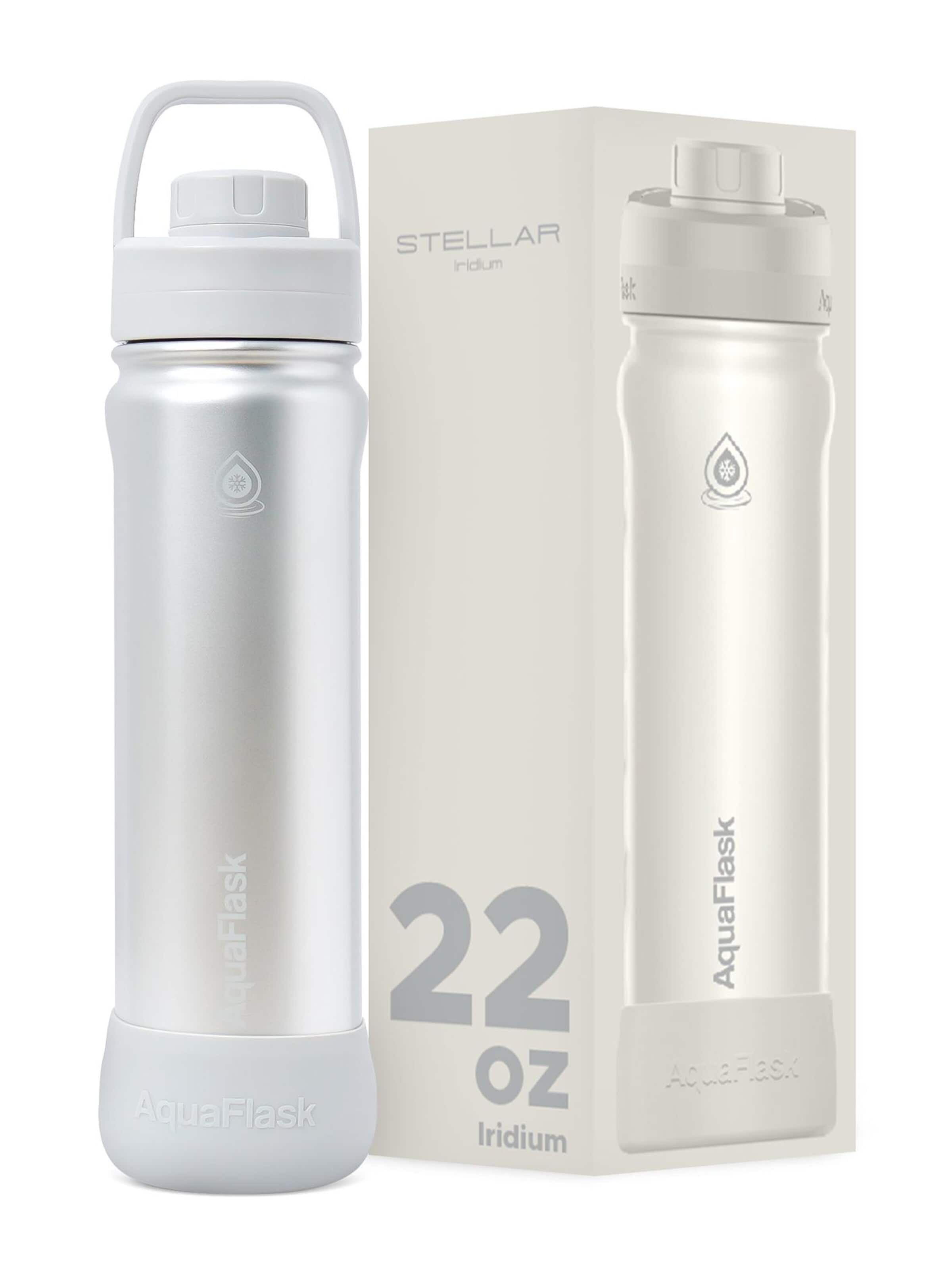 AquaFlask Láhev na vodu 'AquaFlask Termoláhev STELLAR 650 ml' – stříbrná