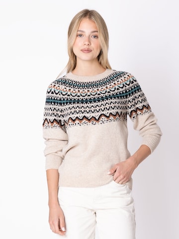 IVKO Woman Sweater in Beige: front
