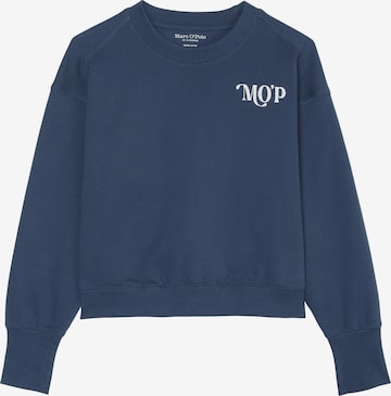 Sweat-shirt Marc O'Polo en bleu : devant