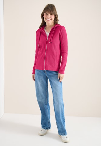 CECIL Sweatjacke in Pink