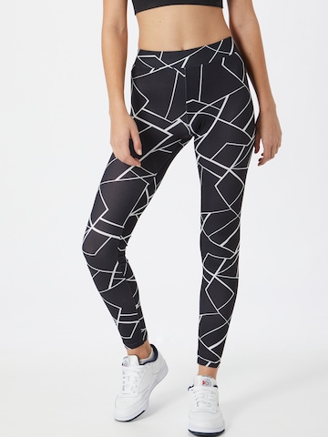 Urban Classics Skinny Leggings - fekete: elől