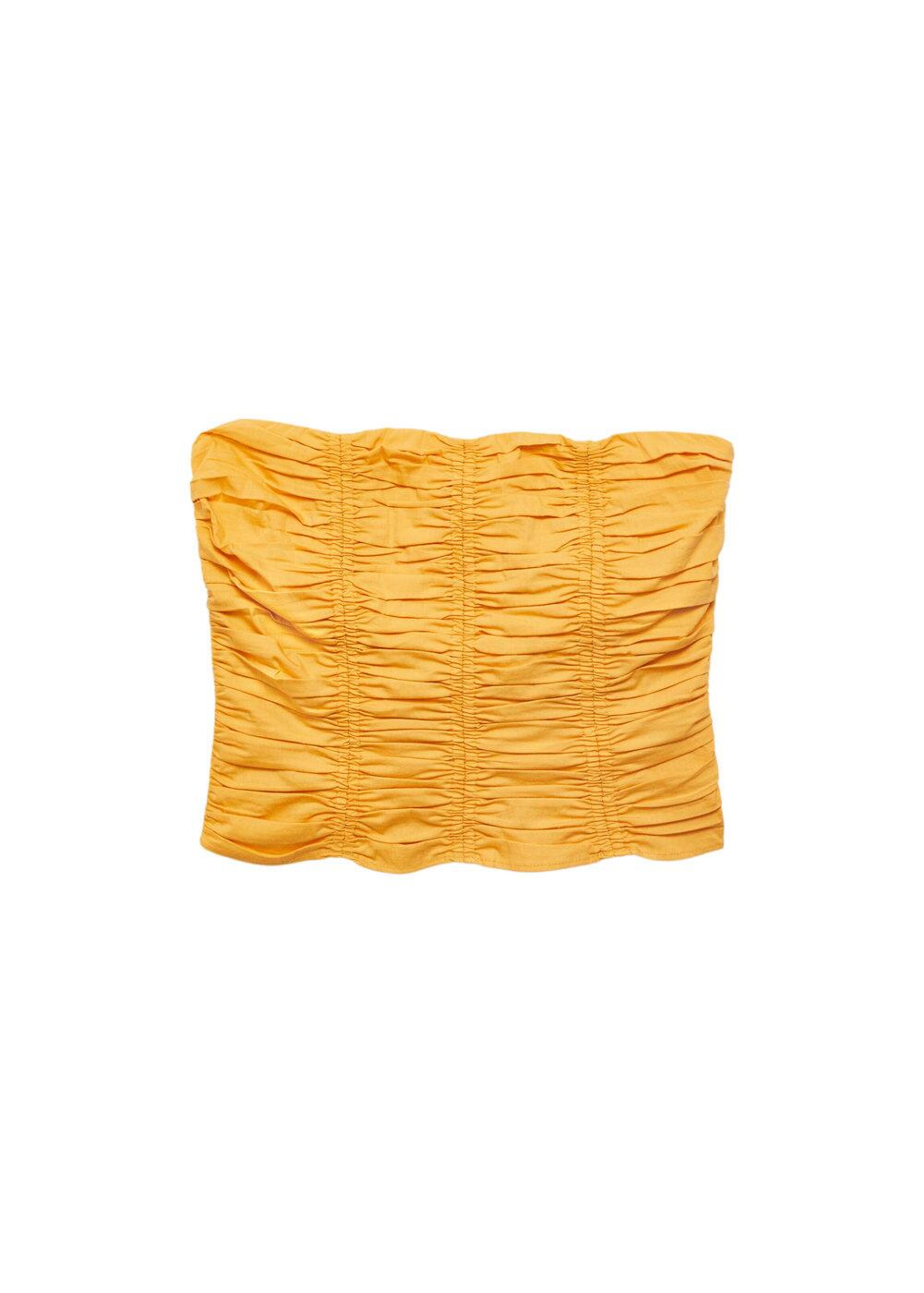 MANGO Top 'Sunny' in Yellow: front