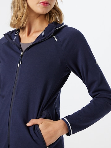 CRAGHOPPERS Athletic Zip-Up Hoodie 'NosiLife Milanta' in Blue