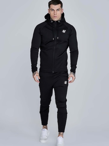 Giacca di felpa 'Essentials' di SikSilk in nero